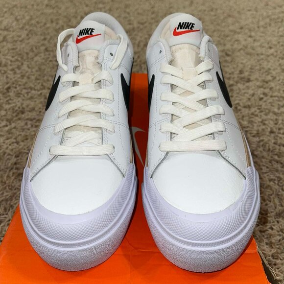 Nike Women's Court Legacy Lift Platform Sneakers Shoes DM7590-100 Size 9.5 (New) - Picture 8 of 16